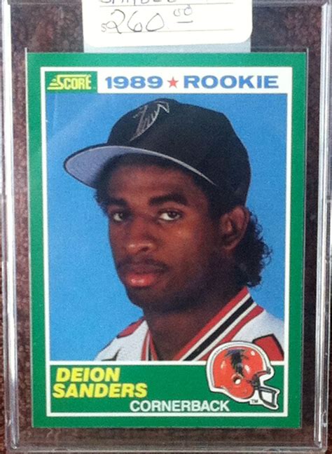 A Deion Sanders numbered baseball card is worth around 15. . Most valuable deion sanders baseball cards